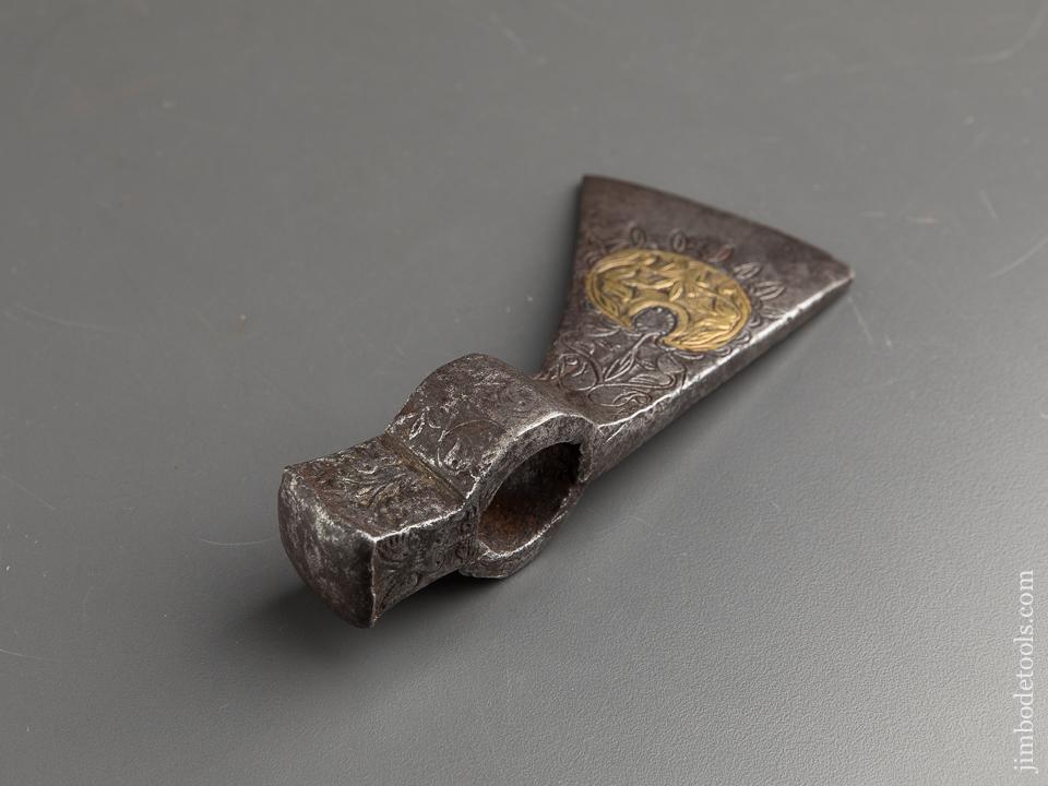 Gold Inlay Belt Axe Battle Axe - 88310U