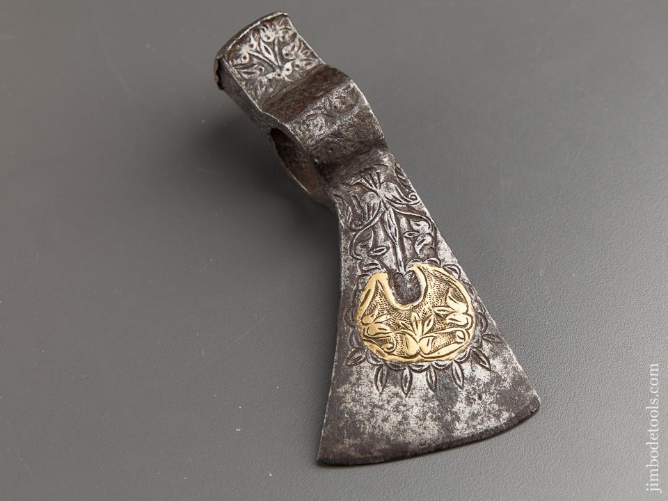 Gold Inlay Belt Axe Battle Axe - 88310U