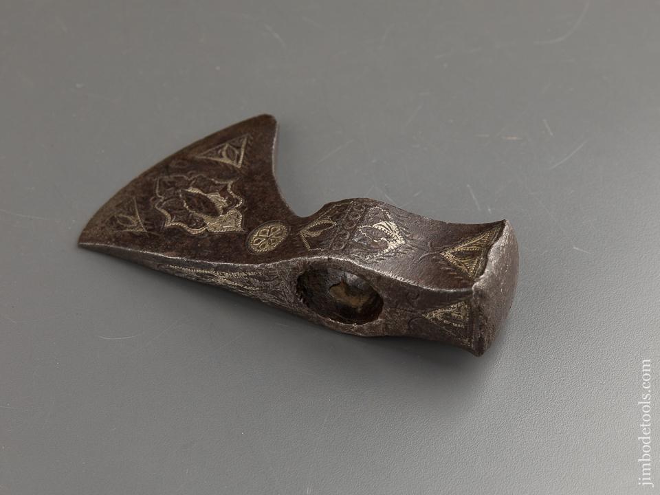 Silver Inlay Belt Axe Battle Axe - 88311U