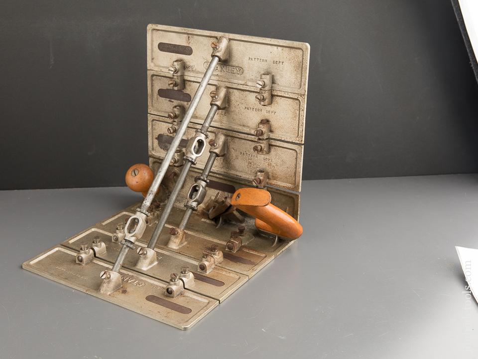 Fine! TRAUT's Patent March 10 1896 STANLEY No. 57 Core Box Plane with Three Sets of Wing Extensions - 88312