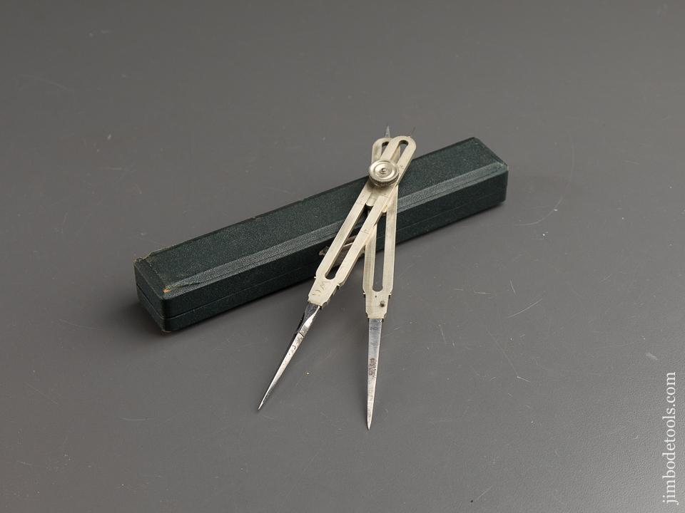 6 1/2 inch German Silver Proportional Dividers in Original Lined Case - 88328