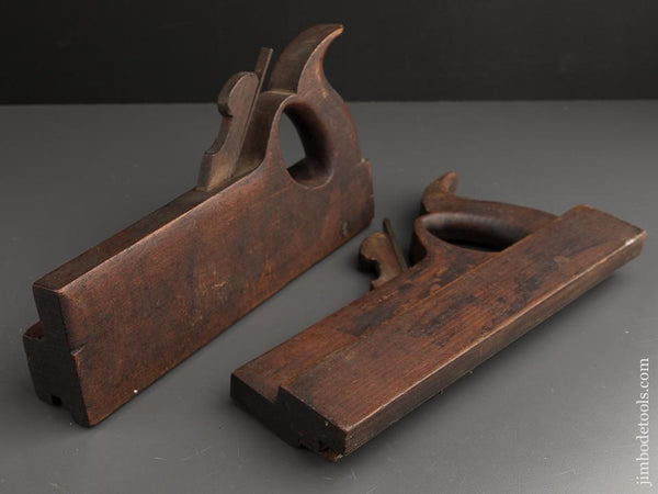 Great! RARE Handled Set of 7/8 inch Tongue & Groove Planes by H. CHAPIN UNION FACTORY circa 1828-87 - 88332