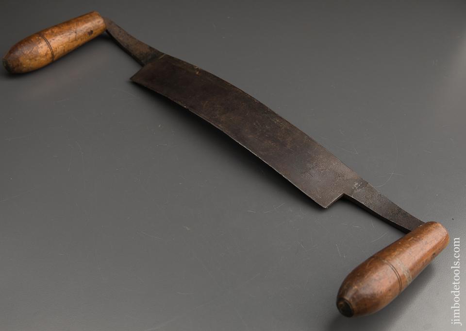 Massive! 10 1/2 inch Curved JAMES HOWARTH Draw Knife - 88336