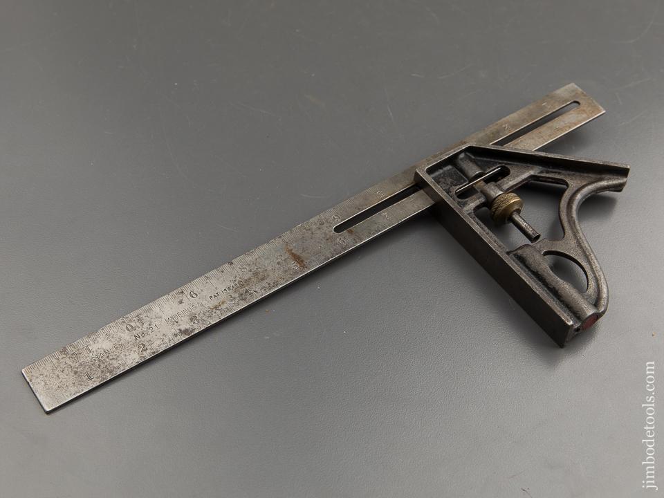 Twelve inch STANLEY No. 21 Combination Square - 88344
