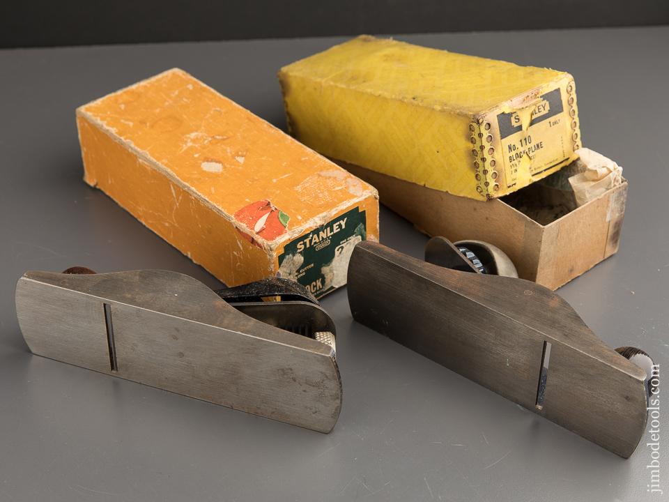 Two STANLEY Block Planes! No. 110 & No. 220 Both in Original Box - 88345