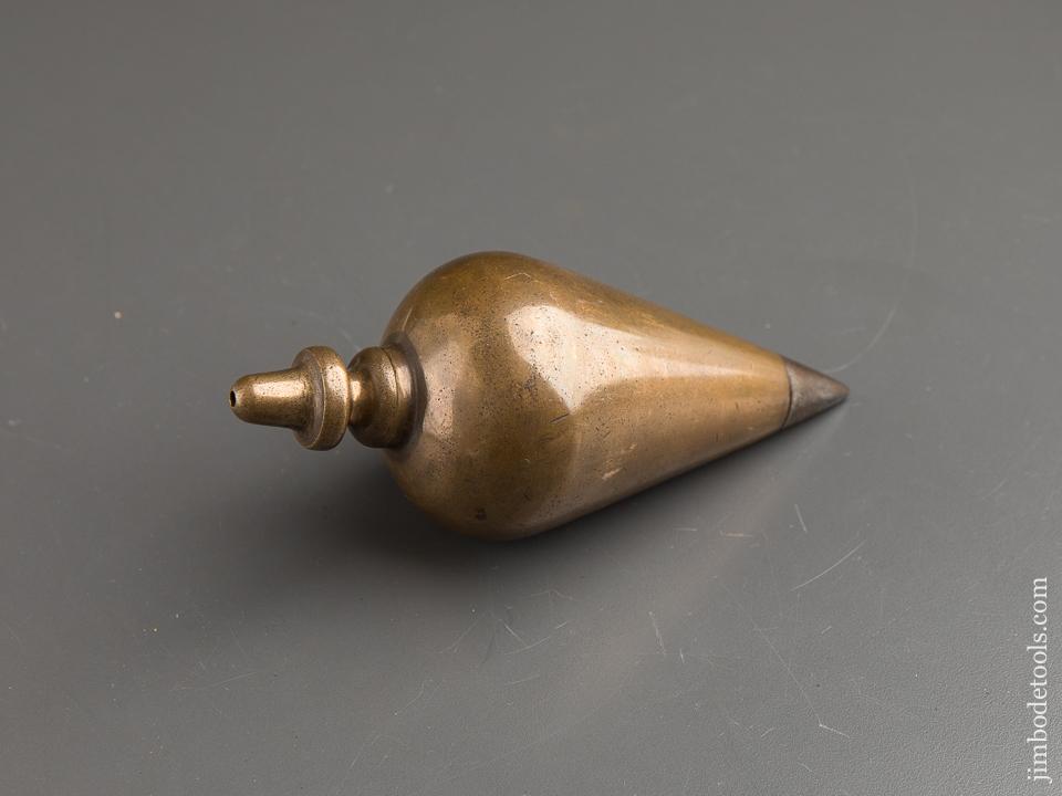 Stunning! Two pound Eleven ounce Brass Plumb Bob - 88360