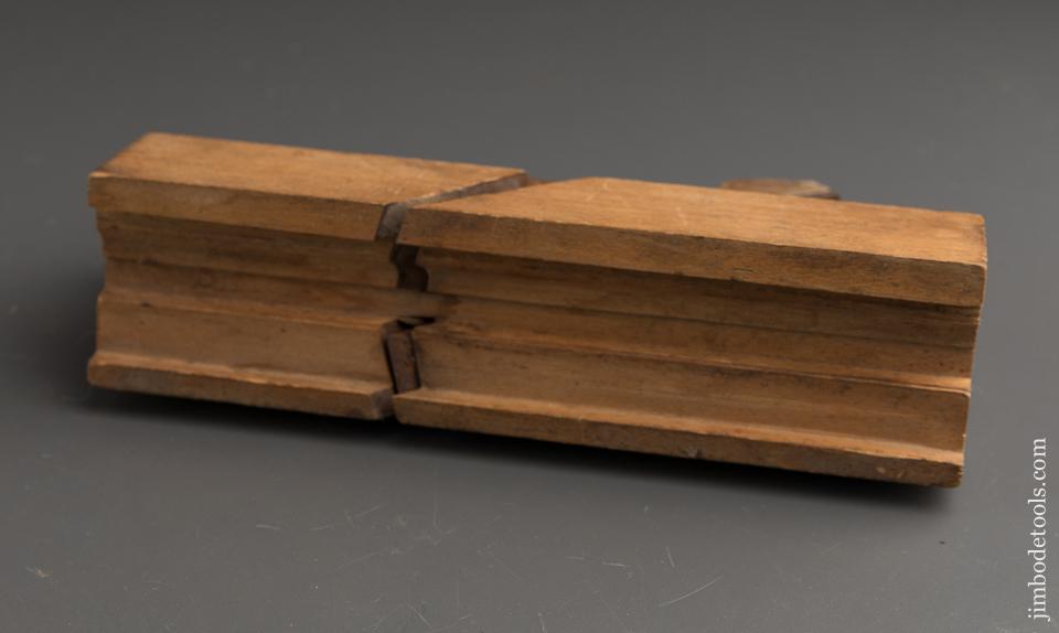 2 1/2 inch Wide Double Sash Molding Plane by I.C. TITCOMB circa 1850 FINE - 88365
