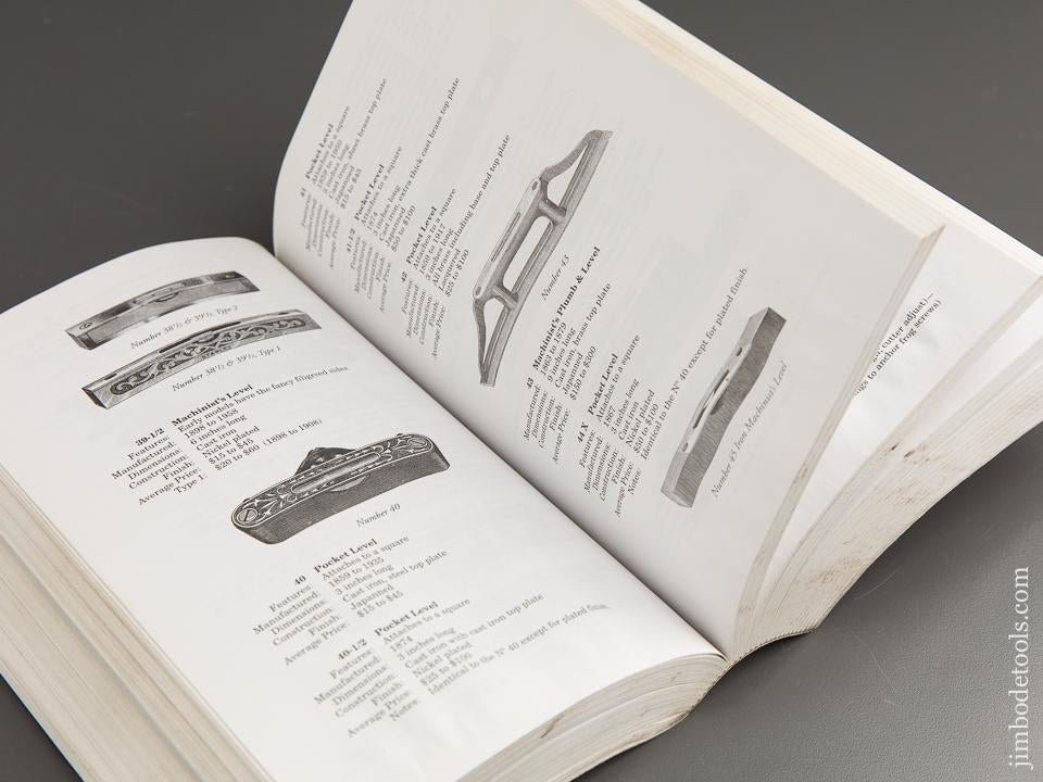 NEAR MINT Book:  ANTIQUE & COLLECTIBLE STANLEY TOOLS, GUIDE TO IDENTITY & VALUE by John Walter - 88368