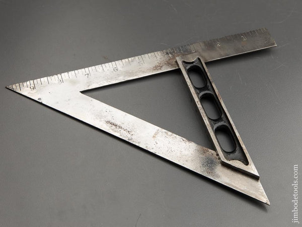 Fox Patent November 24, 1885 Ten inch Try & Miter Square - 88376