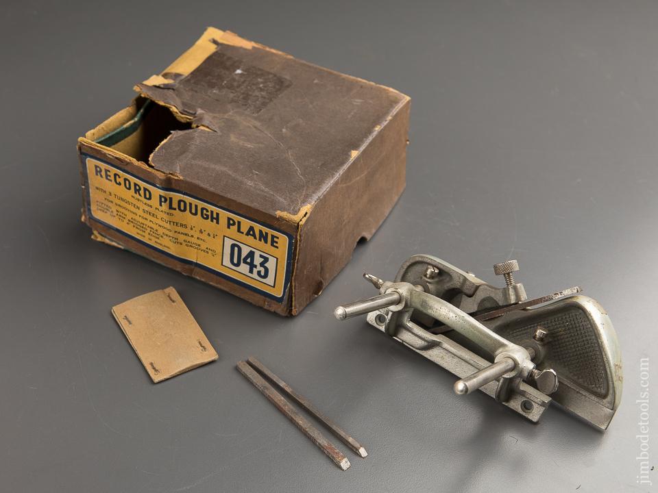 RECORD No. 043 Plough Plane i100% COMPLETE in Original Box - 88380
