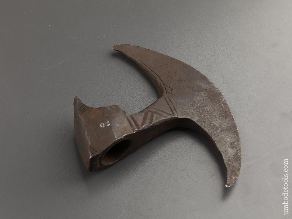 Early Hand forged Decorated Battle Axe - 88388