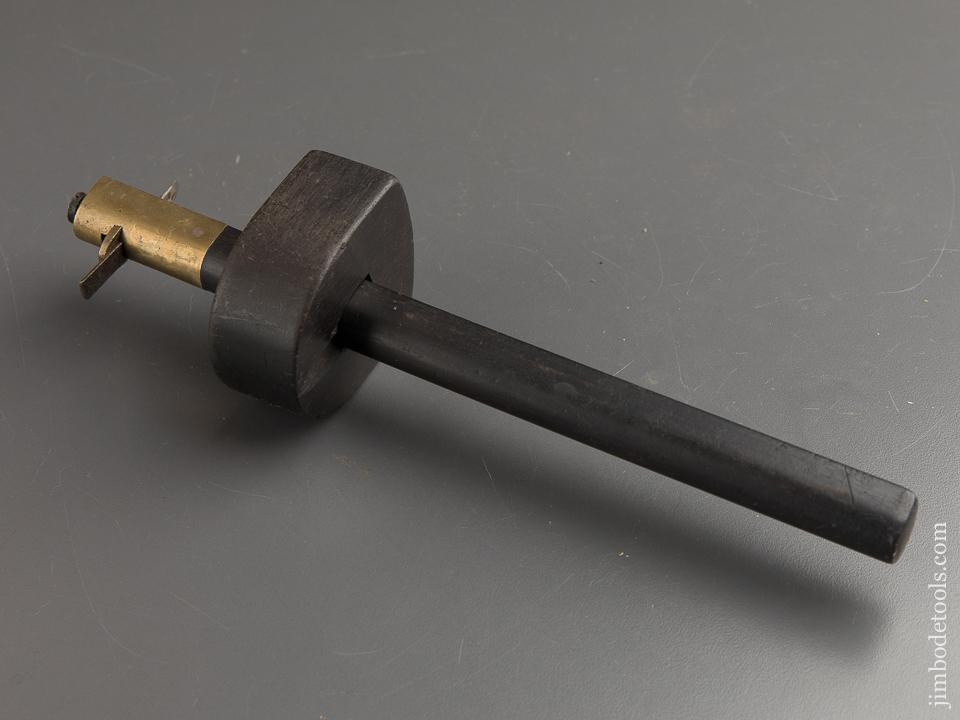 Lovely 10 1/4 inch Ebony & Brass Slitting Gauge - 88389