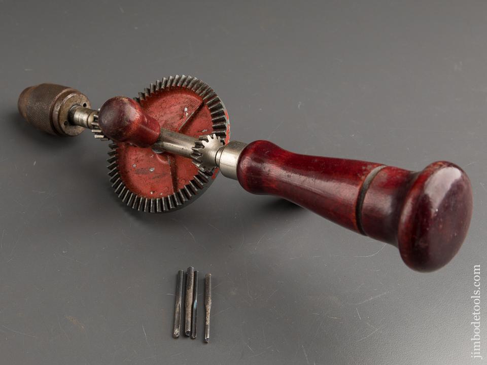 MILLERS FALLS Egg Beater Hand Drill with Four Bits - 88427