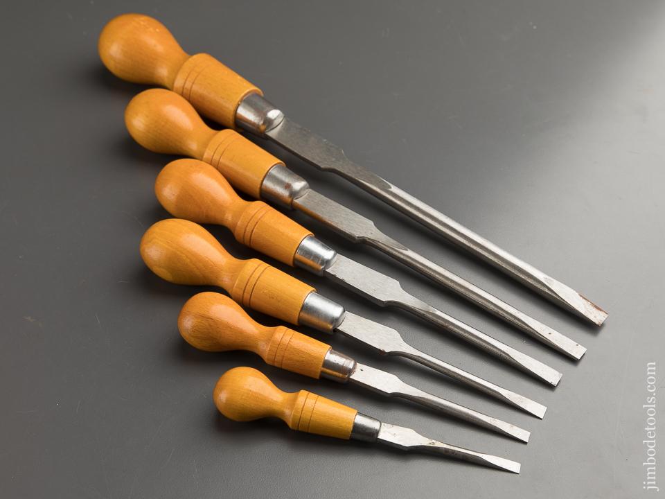 Set of Six Maker's Screwdrivers 88430 Jim Bode Tools