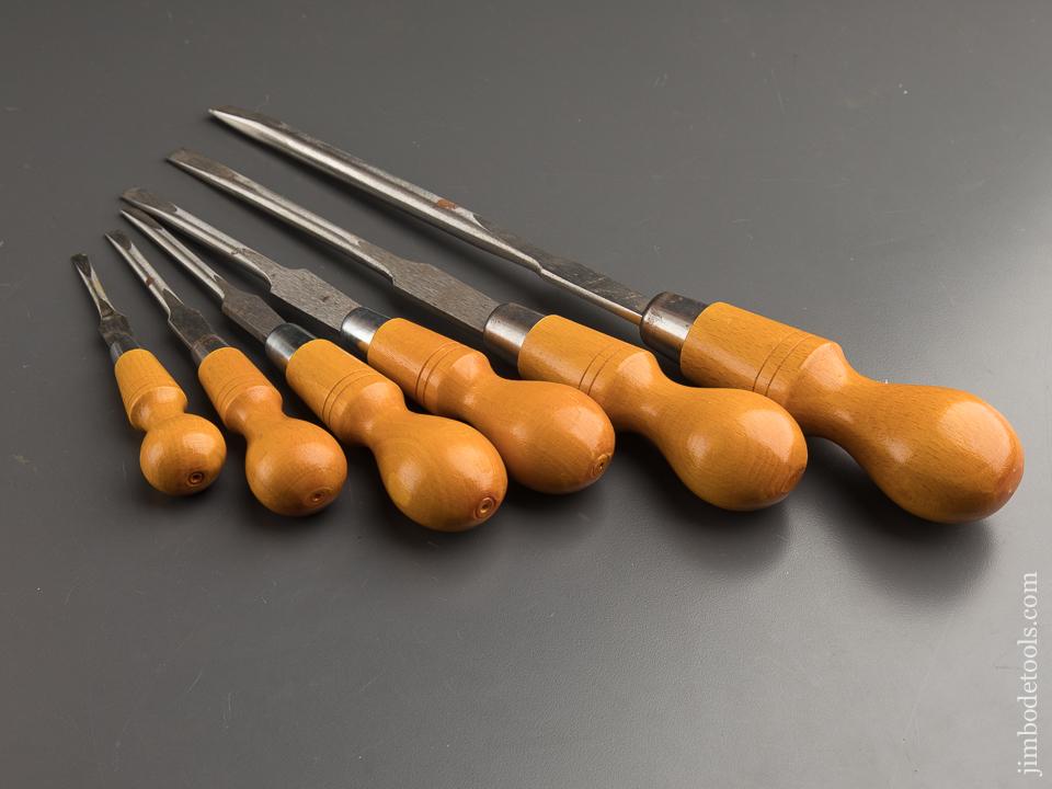 Set of Six Cabinet Maker's Screwdrivers - 88430