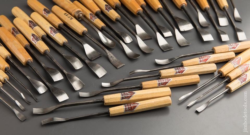 AMAZING Set of 36 German Carving Sculpting Spoon Gouges by DASTRA - 88432