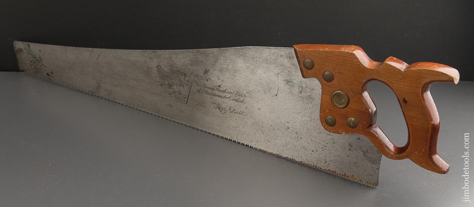 Extra Fine 8 point 26 inch Crosscut DISSTOND8 Hand Saw - 88455