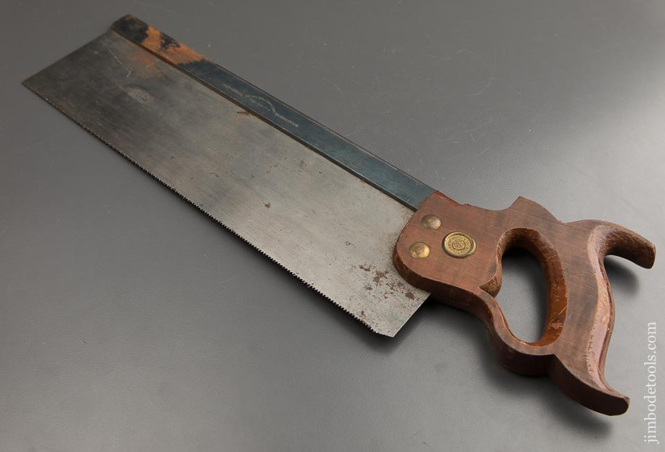 NEW OLD STOCK 13 point 14 inch DISSTON Back Saw Tenon Saw - 88462