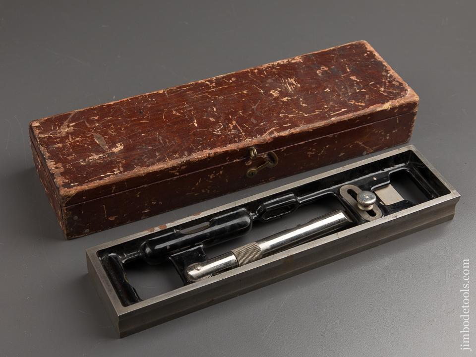Minty STARRETT Inclinometer Level in Custom Velvet Lined Box - 88463