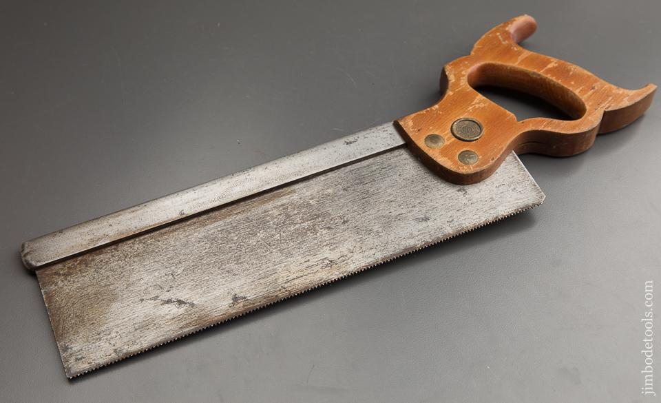 13 point 12 inch Rip DISSTON No.  Back Saw - 88477