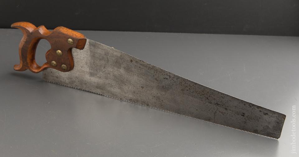 Early 11 point 18 inch Crosscut DISSTON D8 Hand Saw circa 1887-96 FINE - 88483