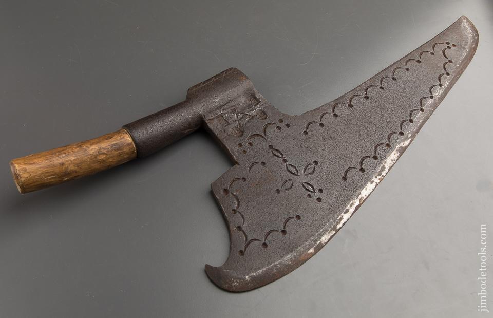Magnificent Decorated 18th Century Goose Wing Axe - 88490