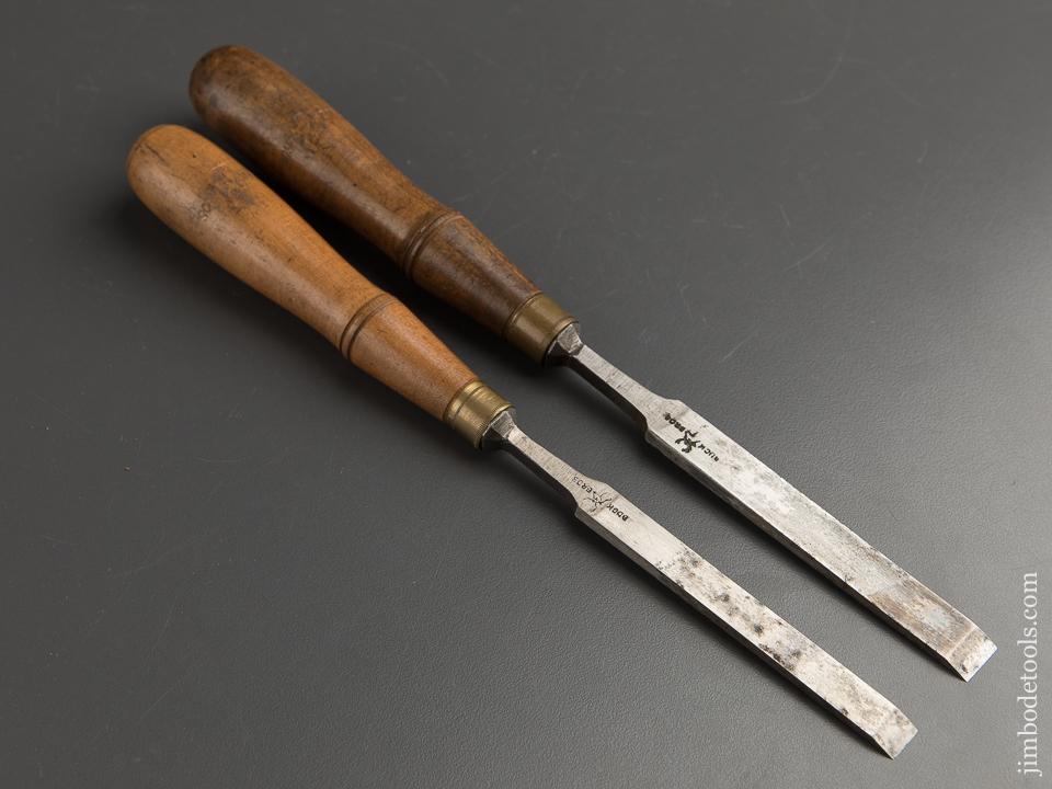 Extra Fine 1/2 & 3/8 inch BUCK BROS Tang Chisels - 88515