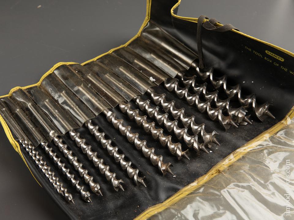 MINT Set of Thirteen STANLEY RUSSELL JENNINGS Auger Bits in Original Roll - 88525