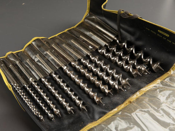 MINT Set of Thirteen STANLEY RUSSELL JENNINGS Auger Bits in Original Roll - 88525