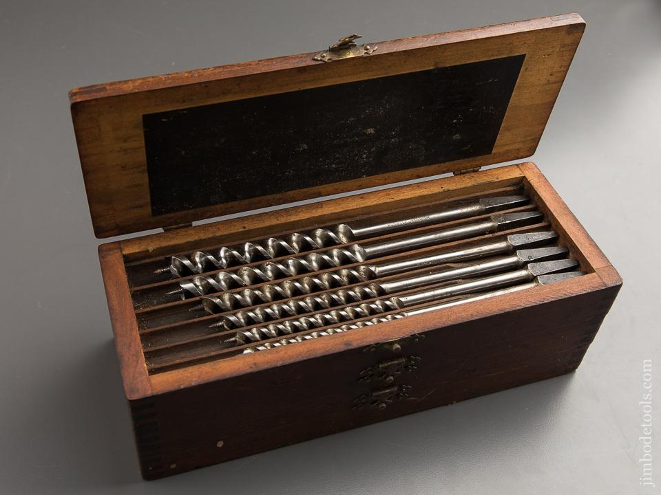 Complete Set of 13 RUSSELL JENNINGS Auger Bits in Original 3 Tiered Box - 88530
