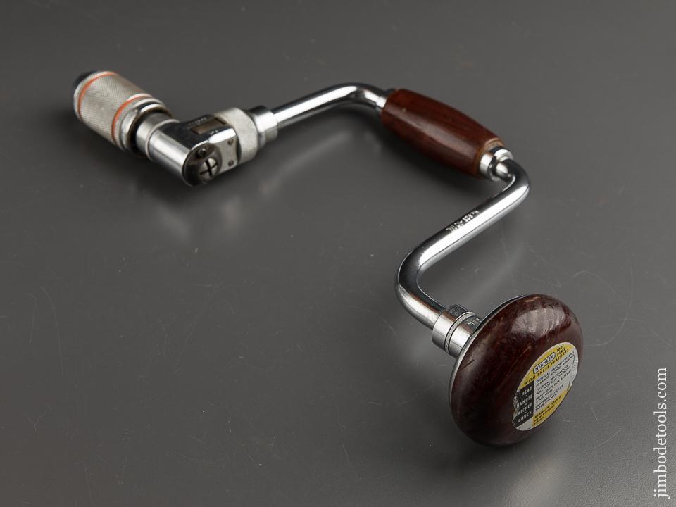 Minty! STANLEY 100 PLUS No. 923-10 inch Bit Brace with Decal - 88539