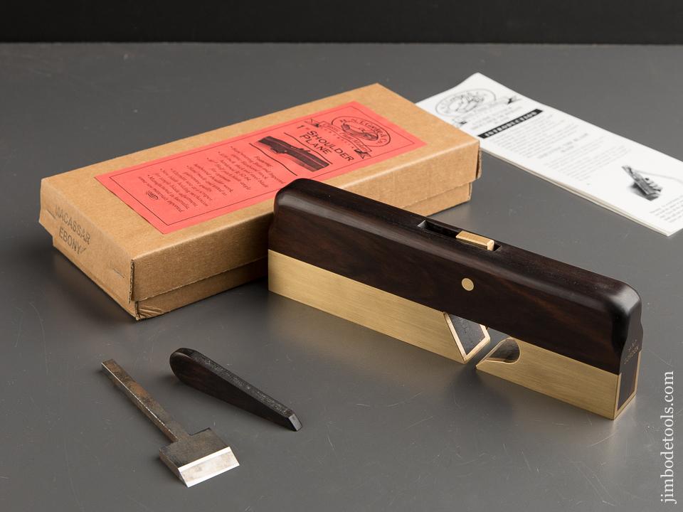 RARE Ebony H.N.T. GORDON & CO One inch Shoulder Plane MINT in Original Box - 88544