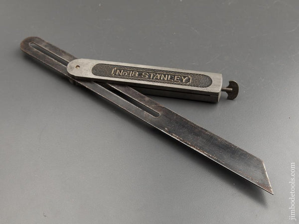 RARE Twelve inch STANLEY No. 18 Eureka T Bevel - 88546