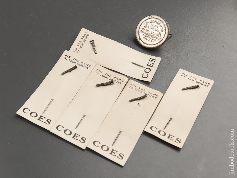 Amazing! COES Wrench Counter Display with Five Wrench Tie/Hat Pins - 88550