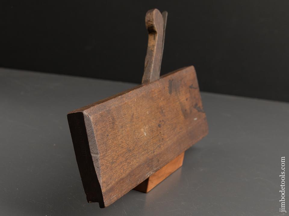 Very Good! 18th Century I. NICHOLSON Half Lap Molding Plane - 88554U