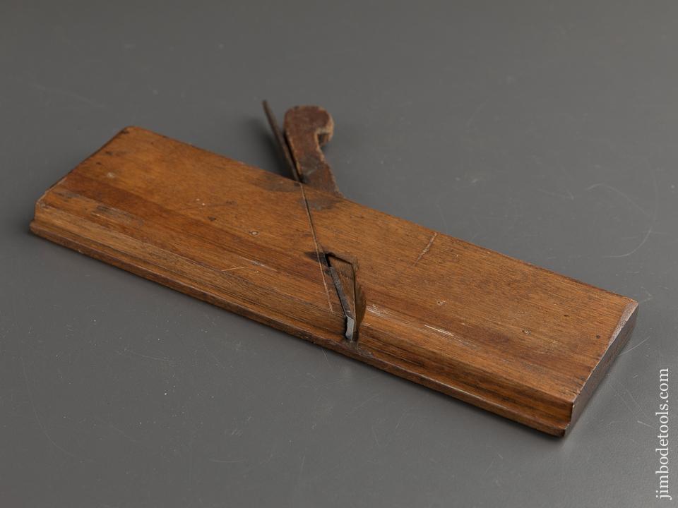 Very Good! 18th Century I. NICHOLSON Half Lap Molding Plane - 88554U