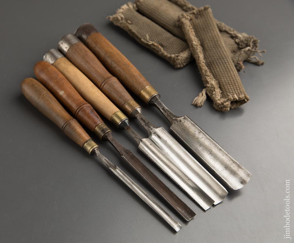 Set of Five BUCK BROS Gouges - 88559