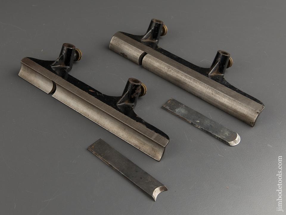 3/4 inch Pair of Hollow & Round Attachments with Cutters for STANLEY No. 45 and RECORD No. 405 Combination Planes - 88570