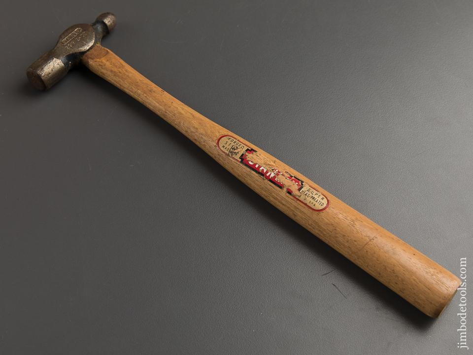 Rare! STANLEY No. 291B Two ounce Ball Pein "MIDGET" Hammer with Decal - 88600