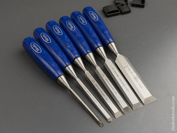 Great Set of Six MARPLES Blue Chip Chisels - 88612