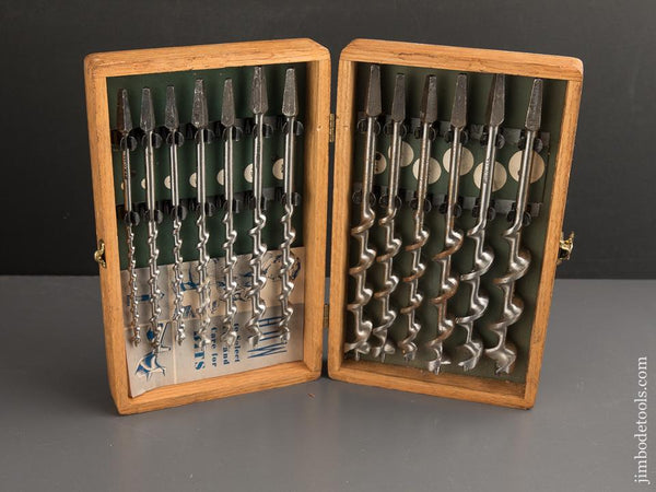 Complete Set of 13 IRWIN Auger Bits in Original Box - 88619