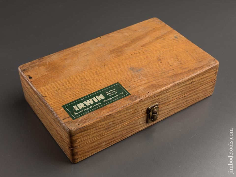 Complete Set of 13 IRWIN Auger Bits in Original Box - 88619