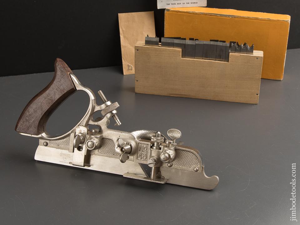 STANLEY No. 45 Combination Plane 100% COMPLETE in Original Box SWEETHEART - 88621