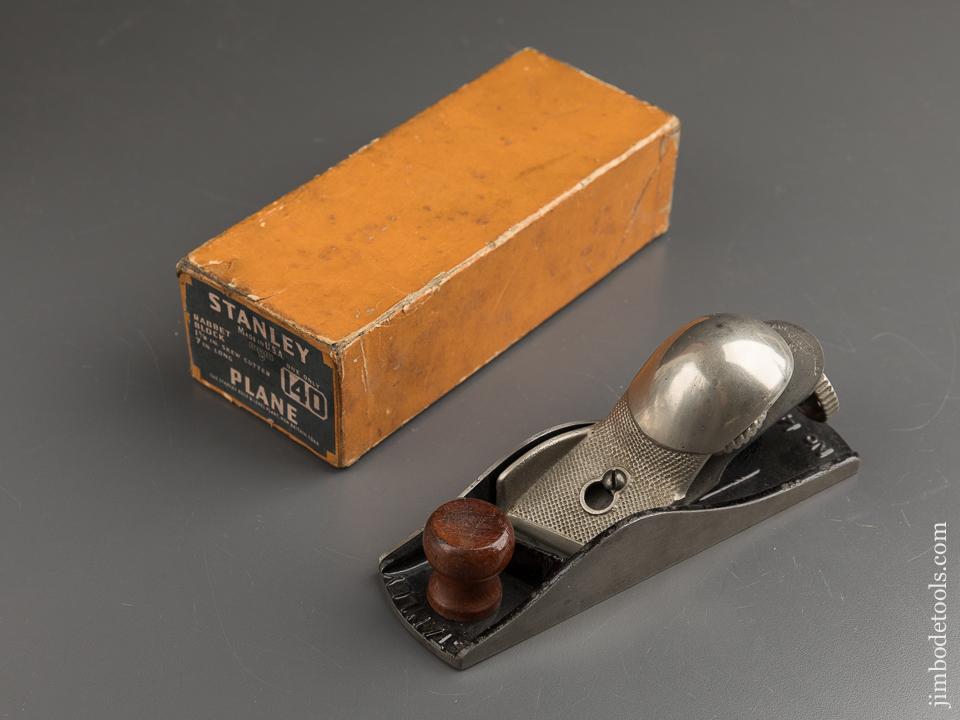 STANLEY No. 140 Rabbet Block Plane EXTRA FINE in Original Box SWEETHEART - 88635