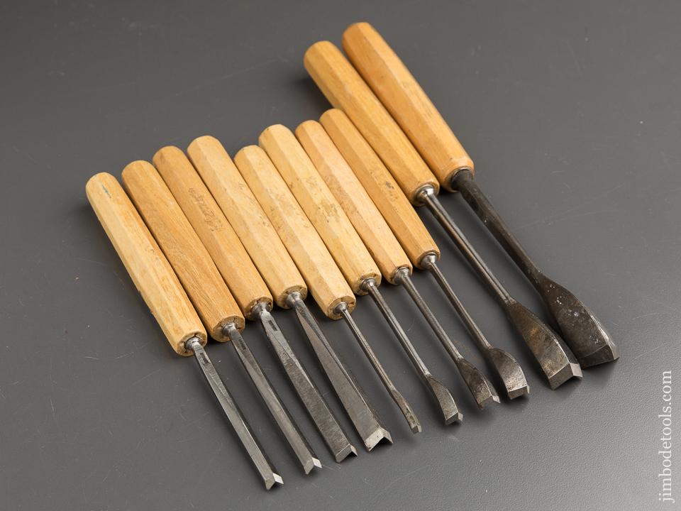 Ten DASTRA Carving Gouges with Decals - 88639 – Jim Bode Tools