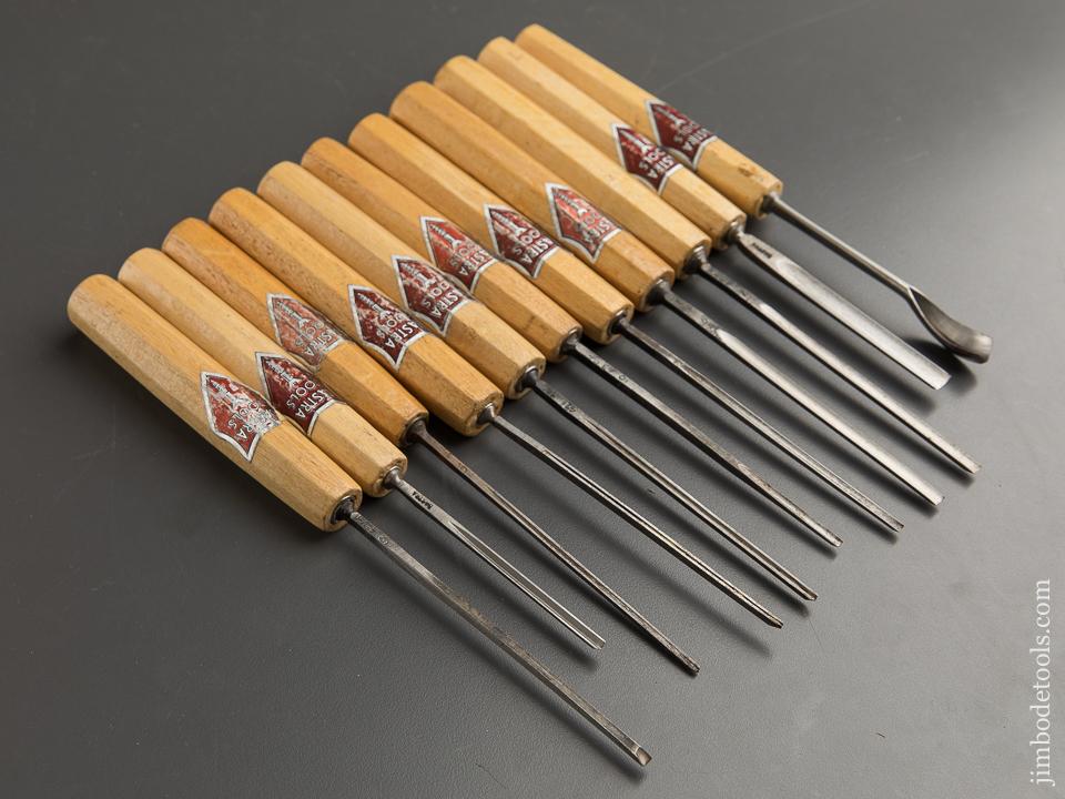 Eleven DASTRA Carving Gouges with Decals -- 88654 – Jim Bode Tools