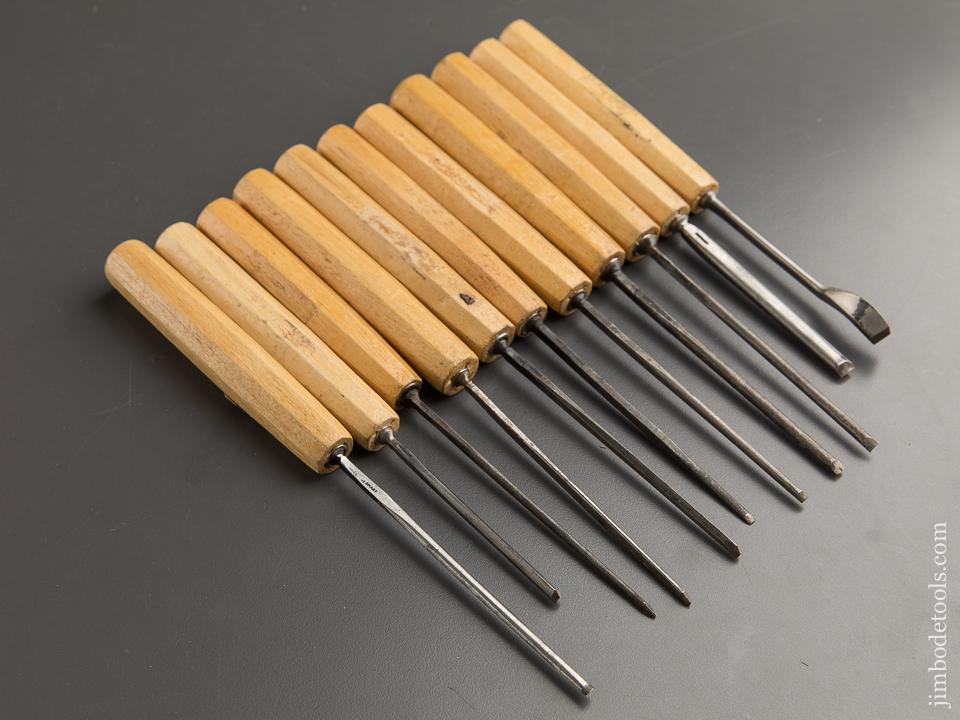 Eleven DASTRA Carving Gouges with Decals - 88654