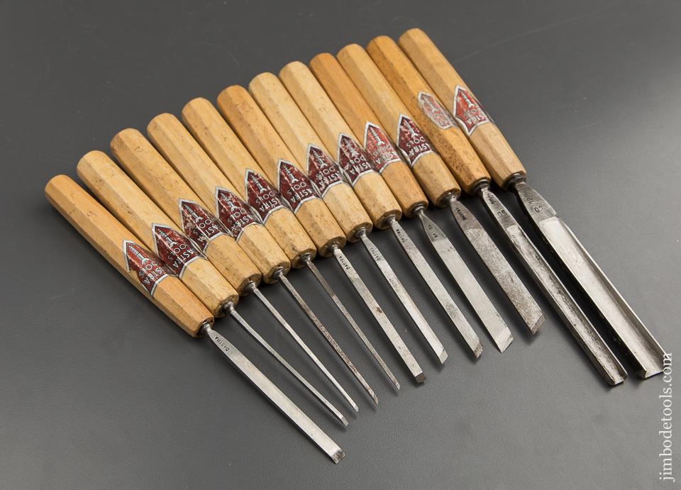 Twelve DASTRA Carving Tools with Decals * 88657 – Jim Bode Tools