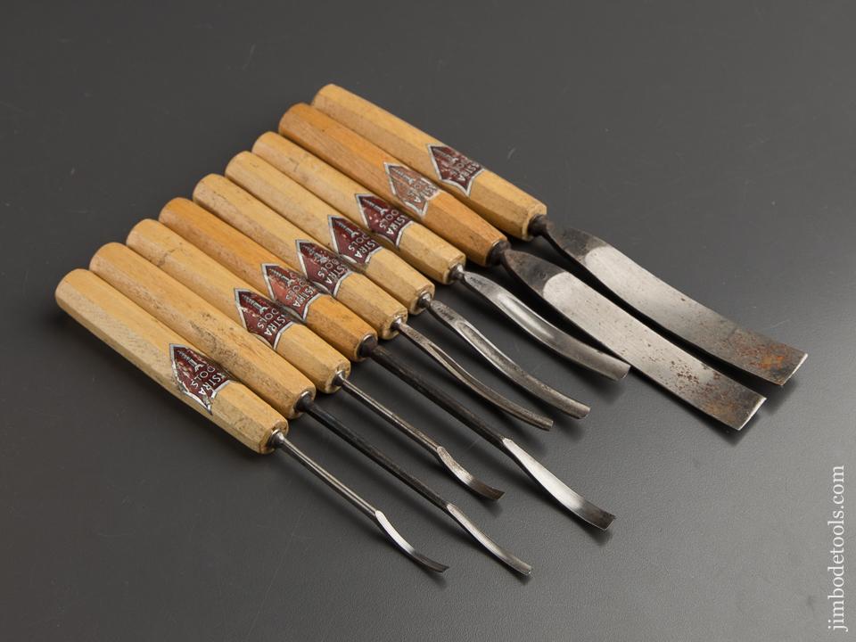 Nine DASTRA Carving Gouges with Decals - 88673