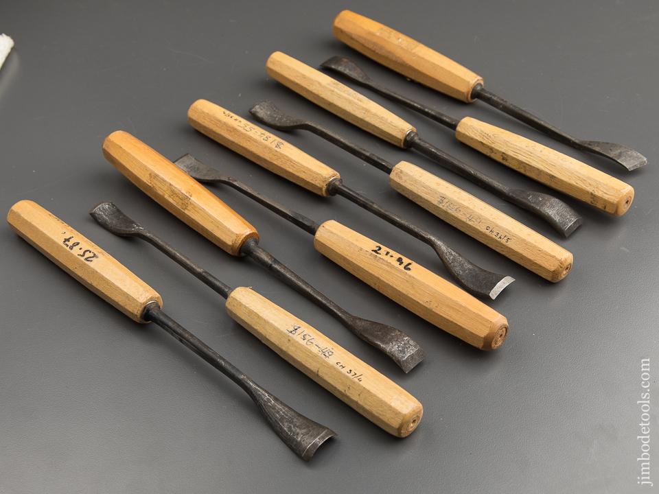 Nine BIG Spoon Gouges by DASTRA TOOLS with Decals - 88691